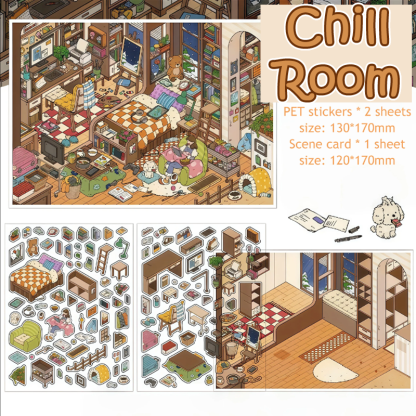 My Nook DIY 3D Scene Stickers - 2 Miniature Scene