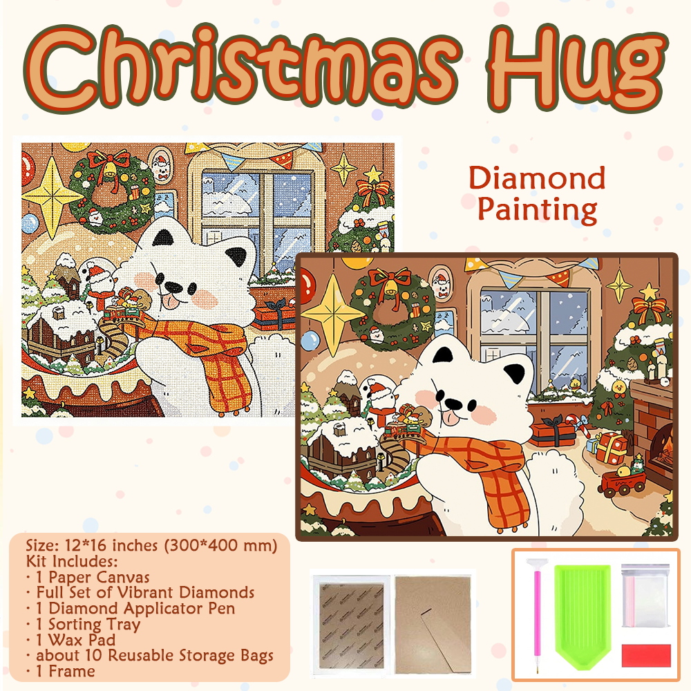 Paw Pals DIY Diamond Painting Art  - 4 Scenes