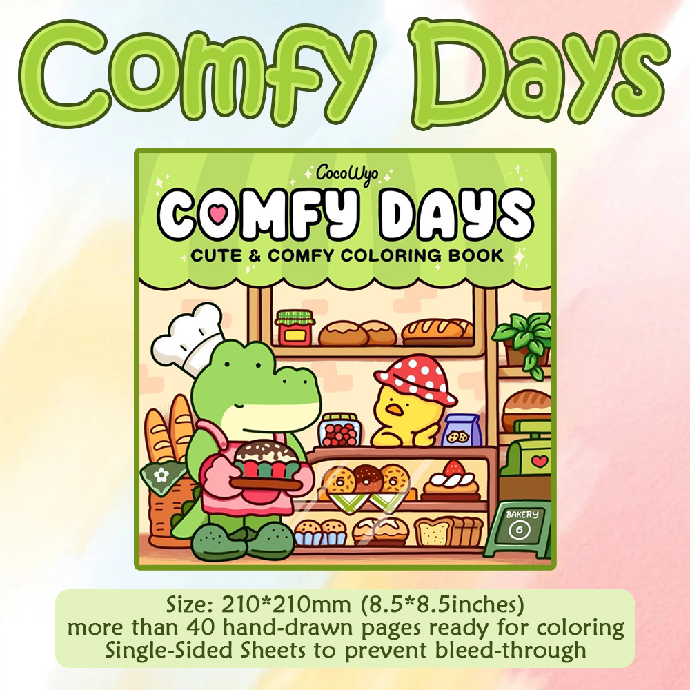 Cozy Moments Coloring Books  - 6 series
