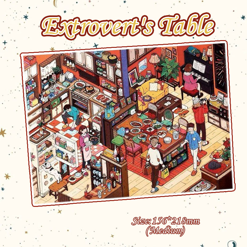 My Nook 2.0 DIY 3D Stickers Collection - 2 Miniature Scenes (with guidelines)