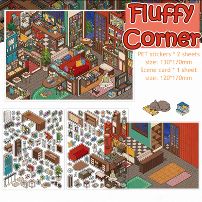 My Nook DIY 3D Scene Stickers - 2 Miniature Scene