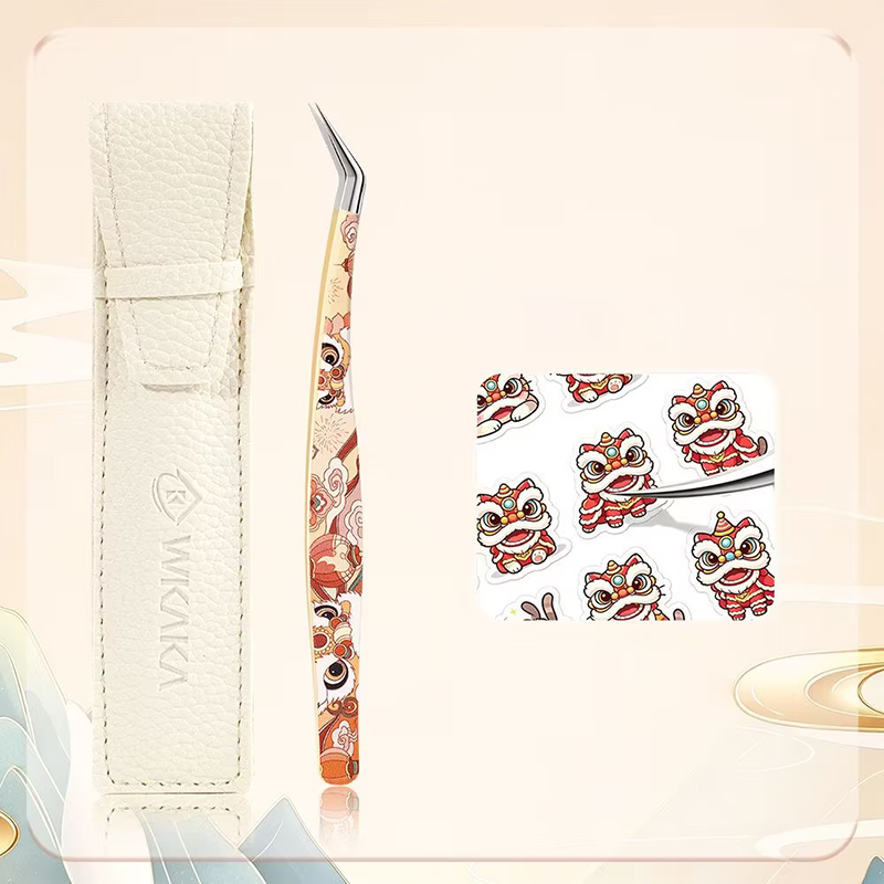 (Limited Edition) Lucky Lion - Premium Coloful Tweezers  (only for 18+)