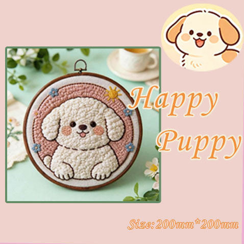 Happy Puppy DIY Punch Needling 