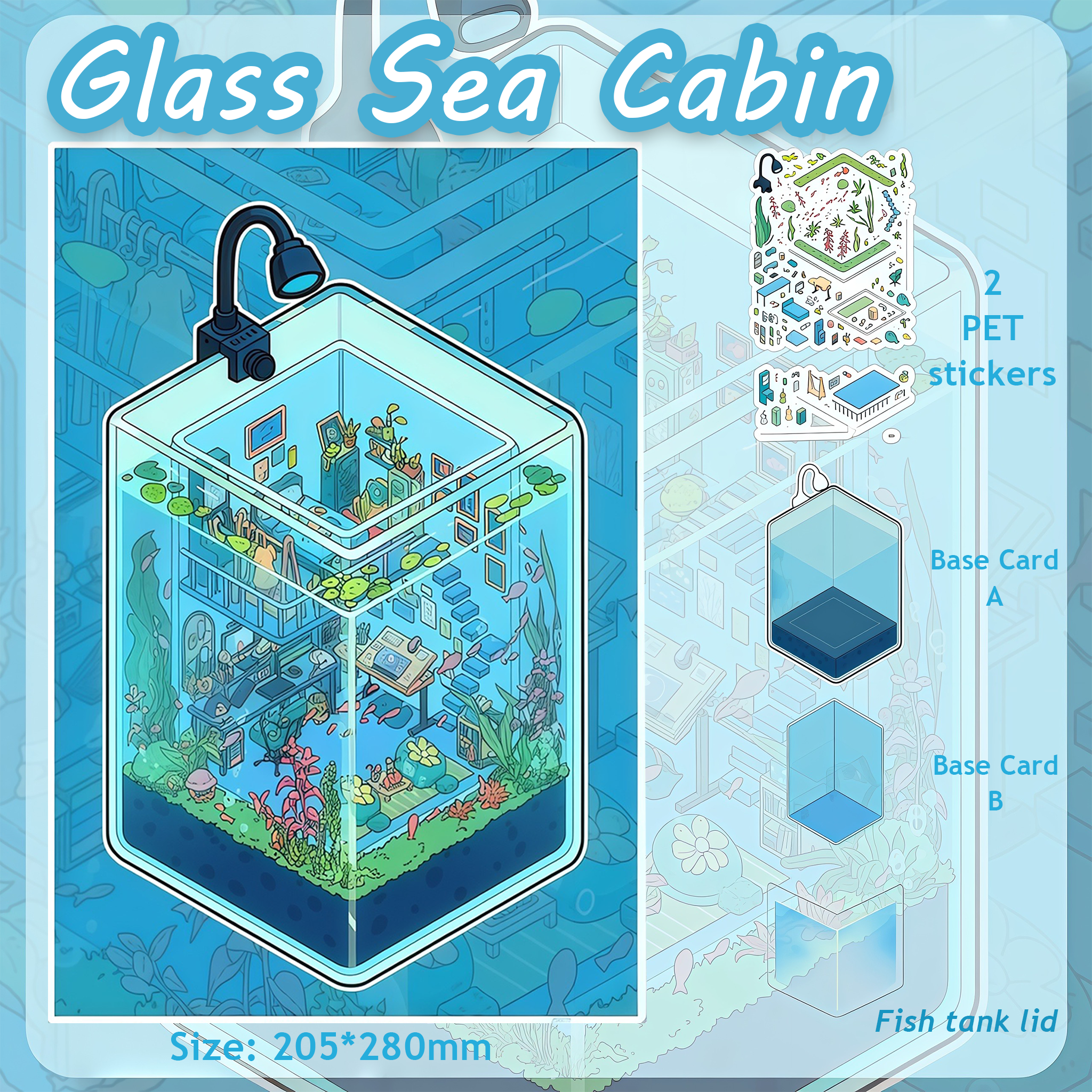 Nature Nests Series DIY 3D Sticker Collection -2 Cute Miniature Scenes