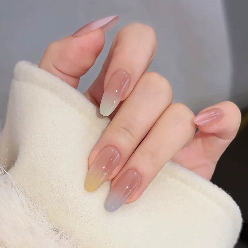 Rainbow Cloud - Nails