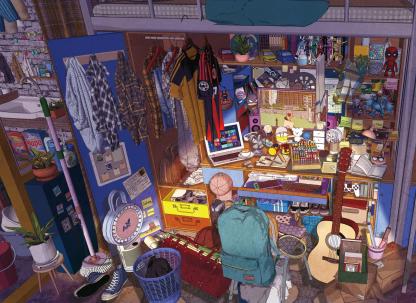 Magic Corners DIY 3D Scene Stickers Collection - 2 Cute Miniature Scenes
