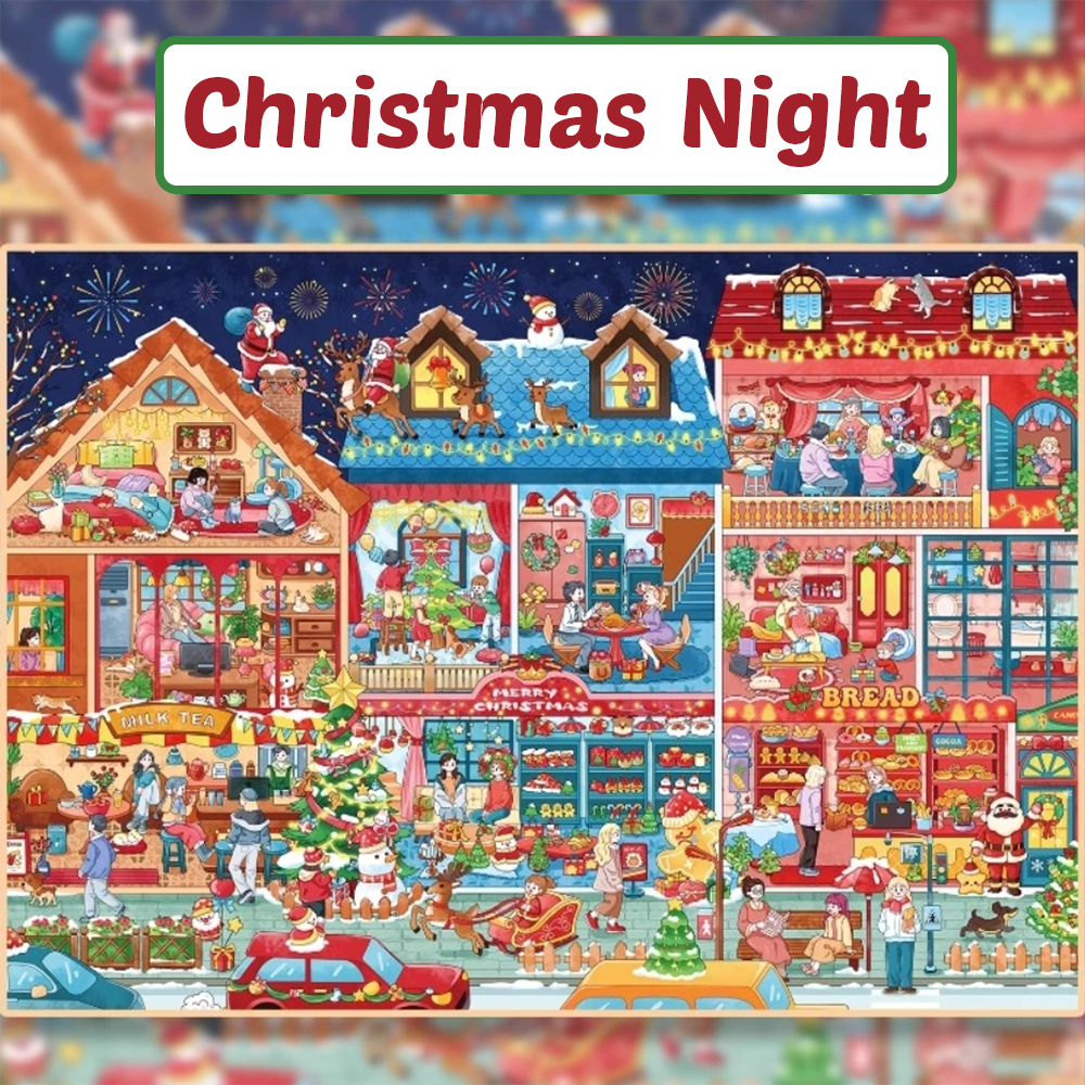 Celebrating Halloween & Christmas DIY 3D Scene Stickers - 2 Cute Miniature Scene