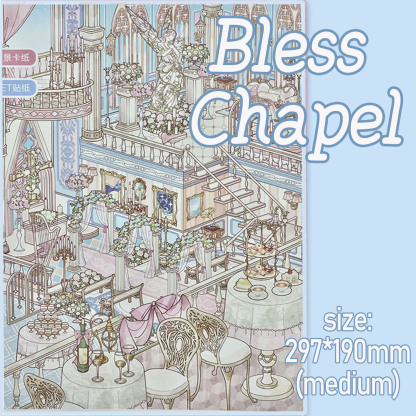 Palace Gala DIY 3D Scene Stickers Collection - 3 Cute Miniature Scenes