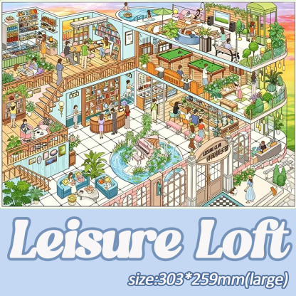 Social Towns DIY 3D Scene Stickers Collection - 3 Cute Miniature Scenes