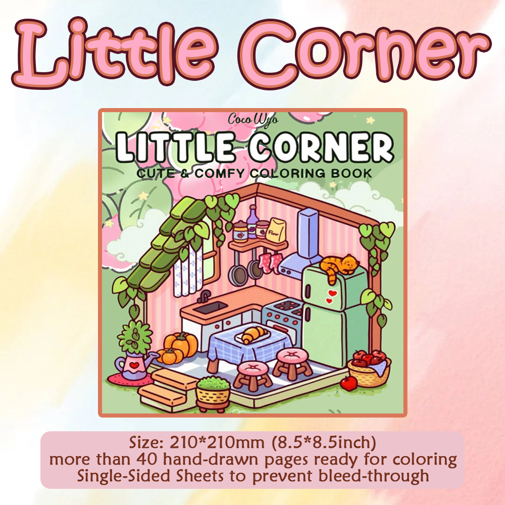 Cozy Moments Coloring Books  - 6 series