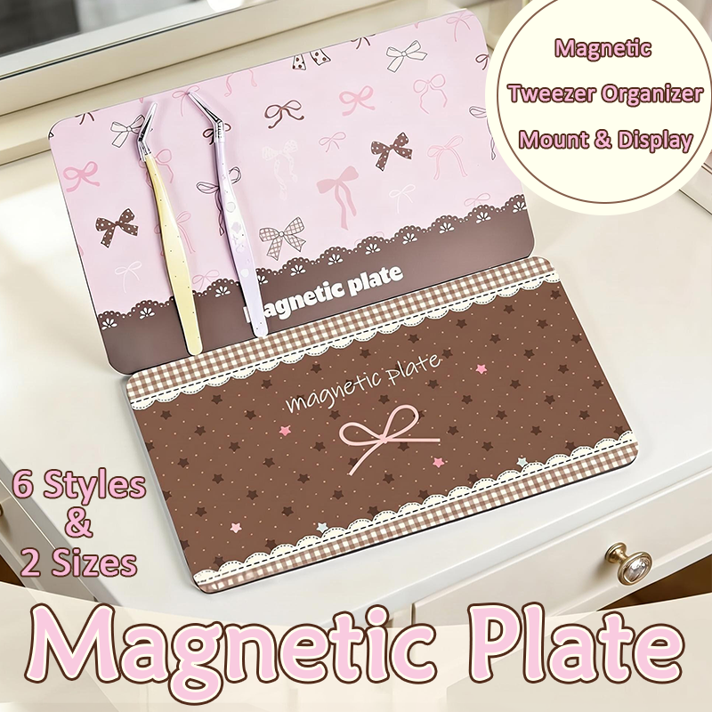 Magnetic Plate – 6 Styles for Tweezer Storage
