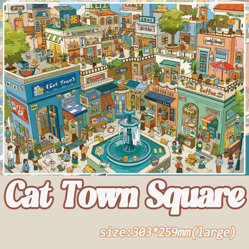 Sweet Dream DIY 3D Sticker Collection -3 Cute Miniature Scenes