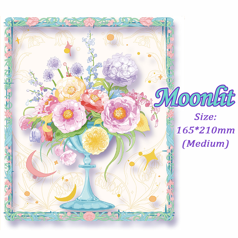 Blossom Vignette DIY 3D Scene Stickers Collection - 6 Cute Miniature Scenes