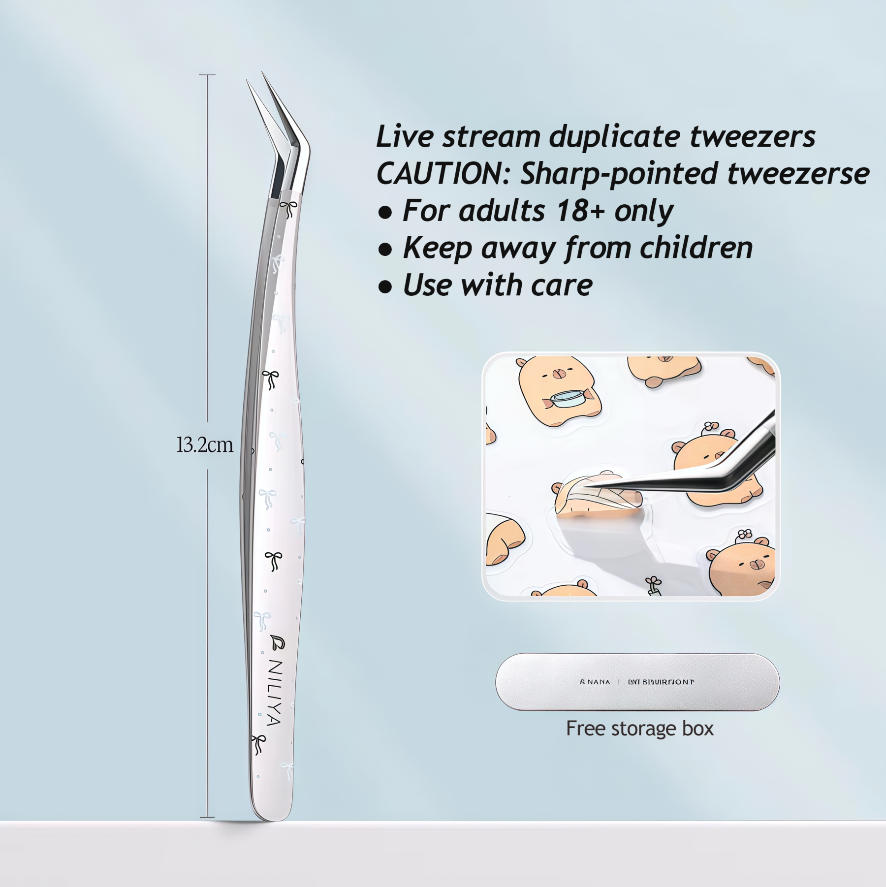 (Tweezer) Premium - the same tweezers on-live (only for 18+)