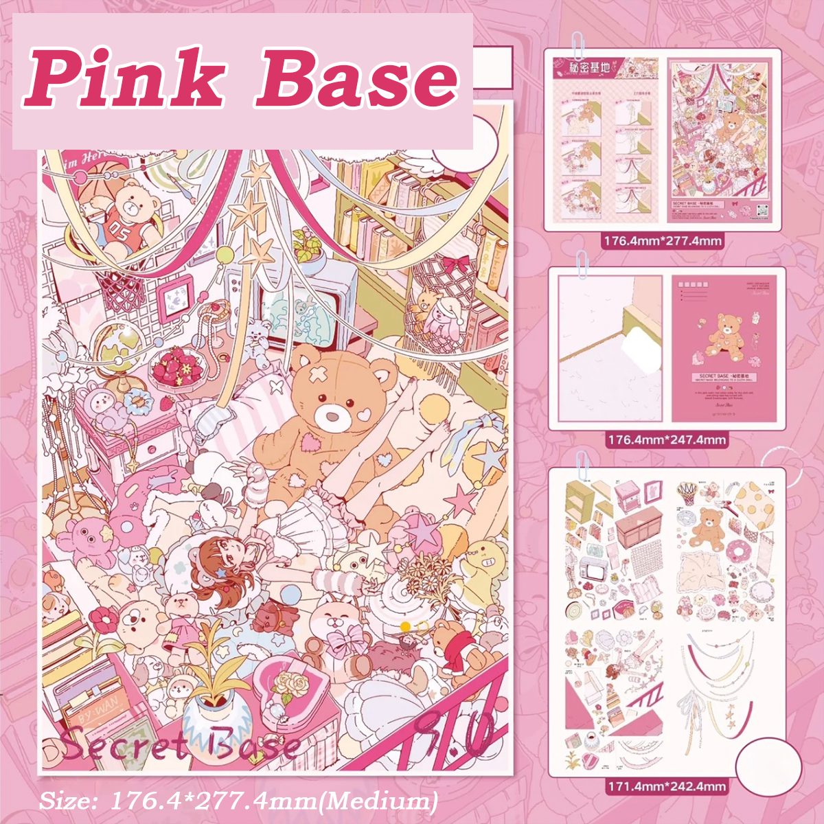 Still Frames DIY 3D Sticker Collection - 2 Cute Miniature Scene