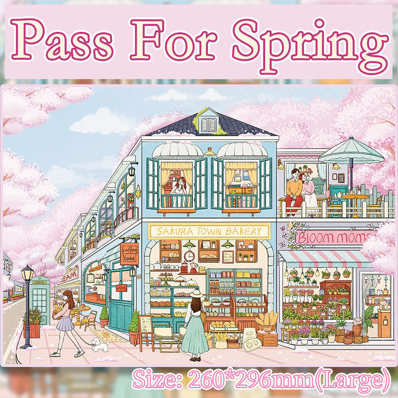 Spring & Splendor DIY 3D Sticker Collection - 2 Cute Miniature Scene