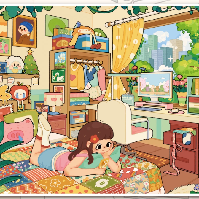 My Utopia 3D Sticker Collection -  Cute Miniature Scene