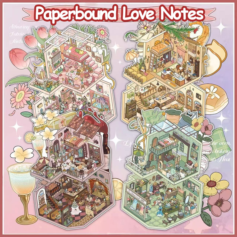 Paperbound Love Notes DIY 3D Scene Stickers - Miniature Scene