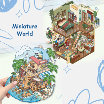 Miniature World DIY 3D Scene Stickers - Miniature Scenes