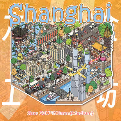 Urban Purr DIY 3D Scene Stickers - 2 Cute Miniature Scenes