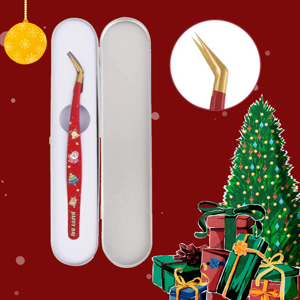 Christmas Limited Tweezers [with Plastic Case[ (only for 18+)