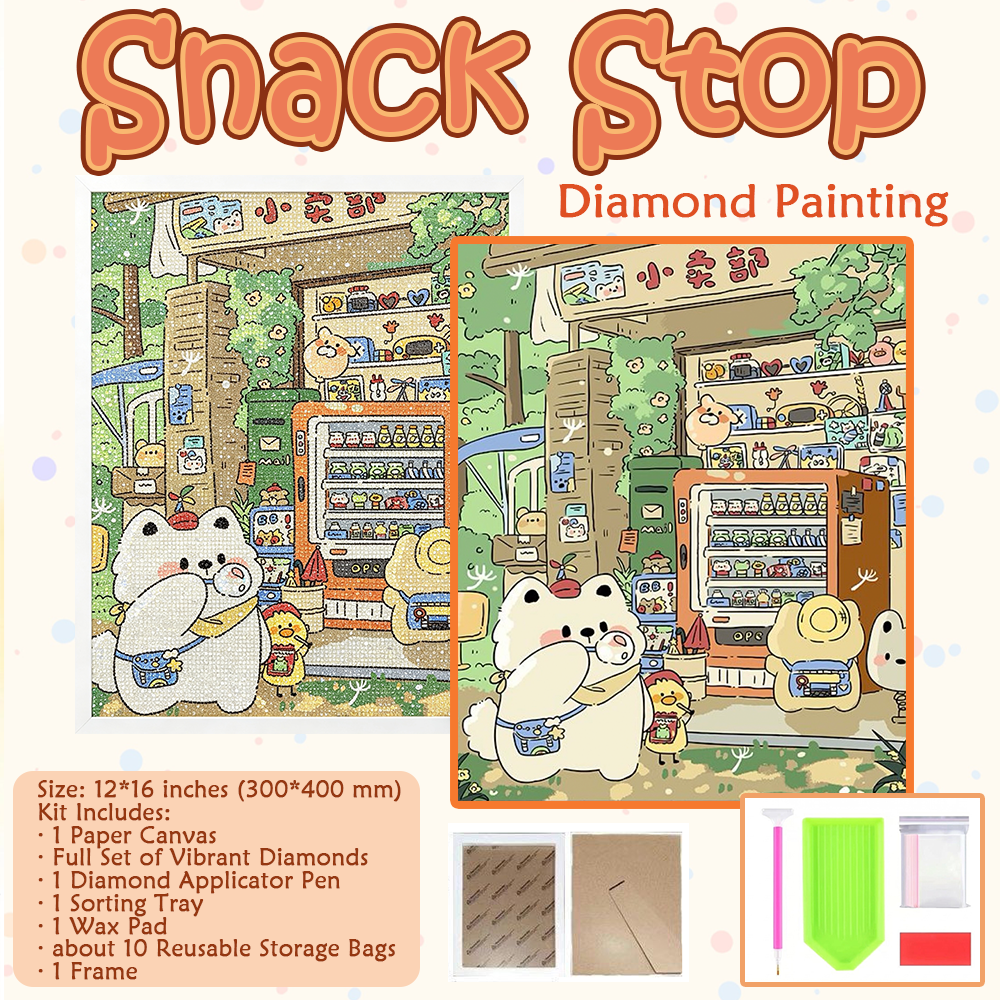 Paw Pals DIY Diamond Painting Art - 4 Scenes