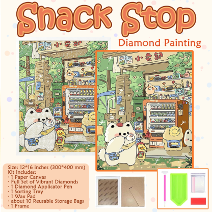 Paw Pals DIY Diamond Painting Art  - 4 Scenes