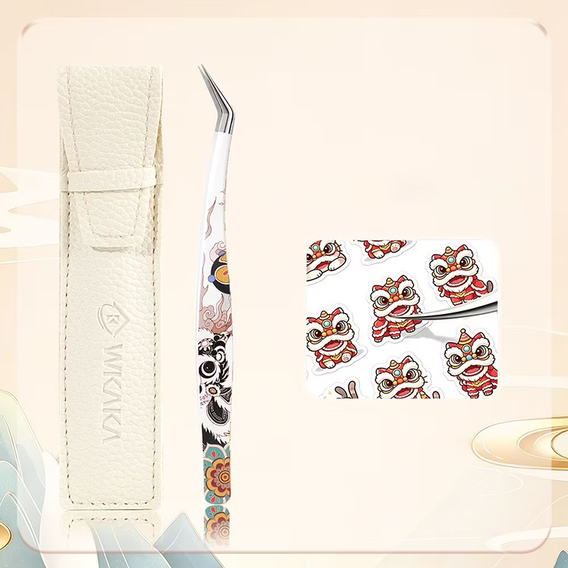 (Limited Edition) Lucky Lion - Premium Coloful Tweezers  (only for 18+)