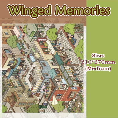 Local Life DIY 3D Scene Stickers - 2 Cute Miniature Scene