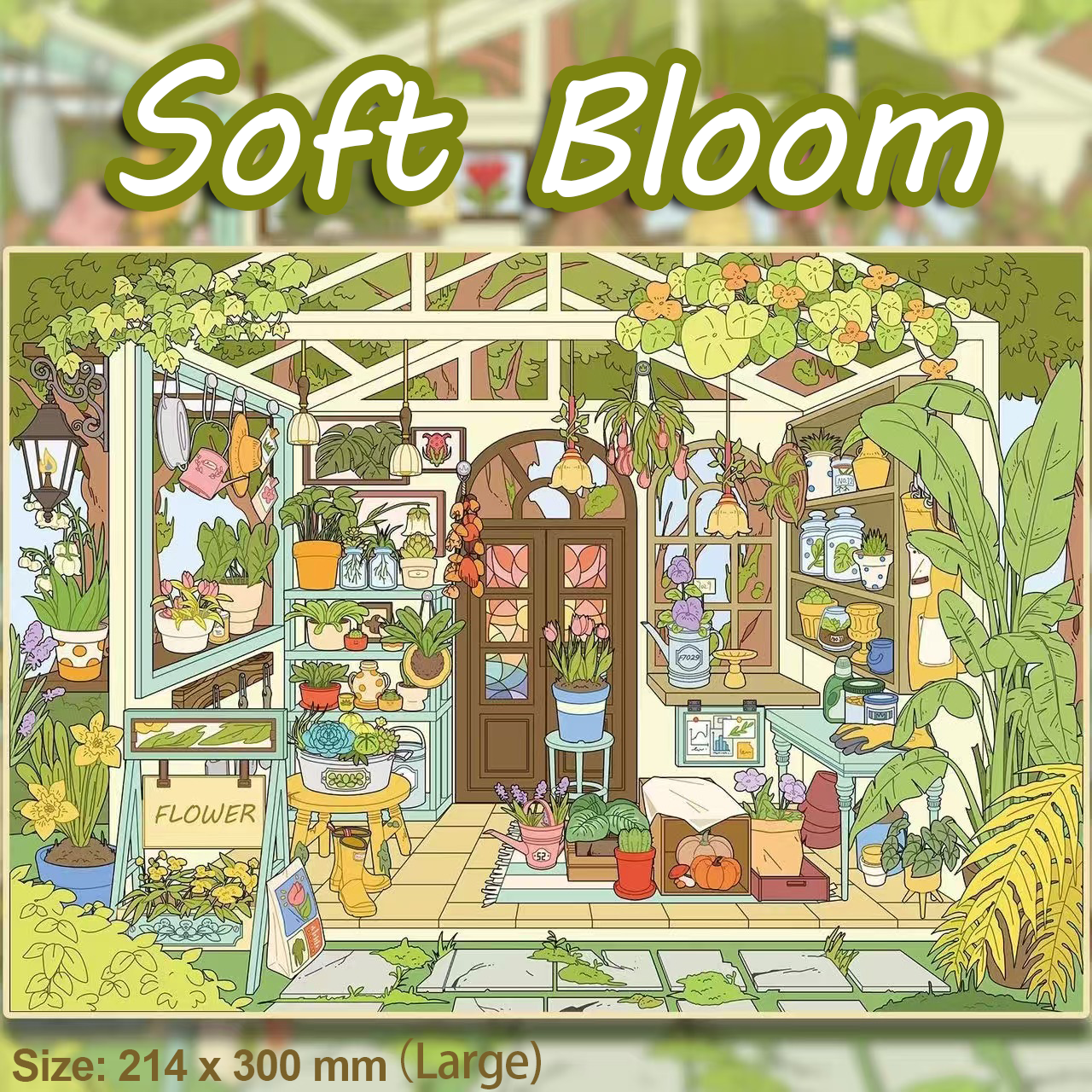 Soft Bloom DIY 3D Sticker Collection - Cute Miniature Scene