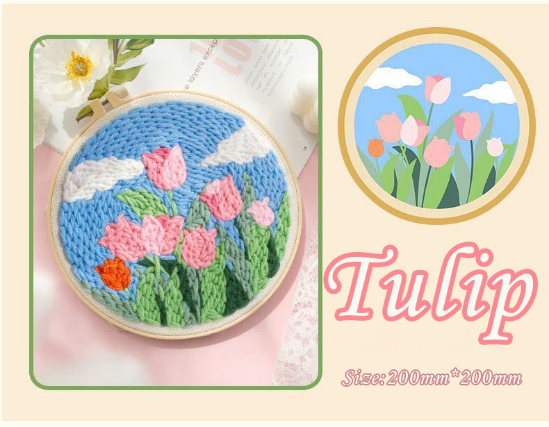 Tulip DIY Punch Needling 