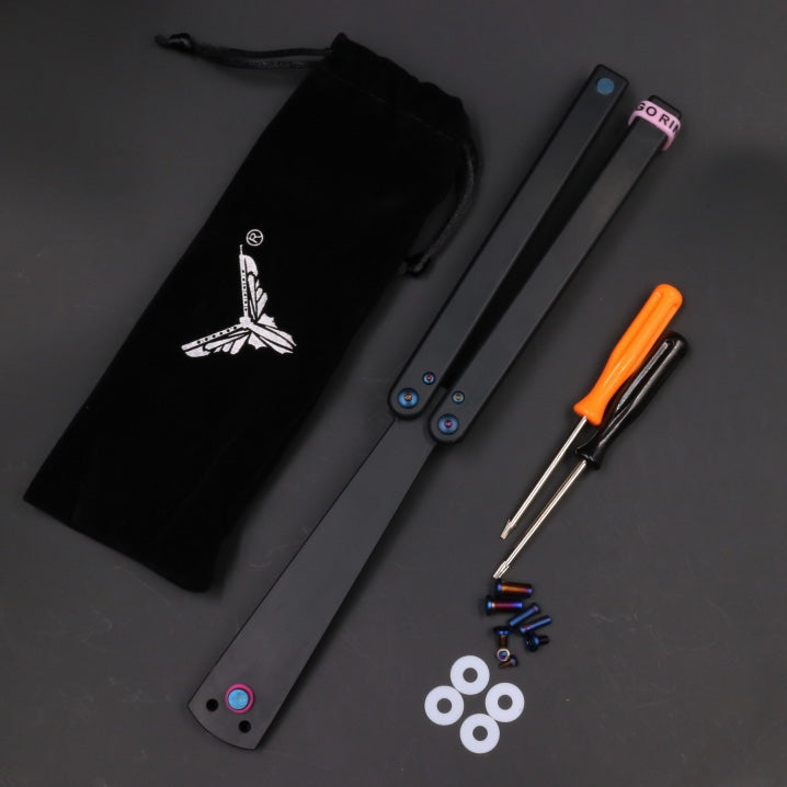 Squiddy Plastic Balisong Butterfly Knife Trainer