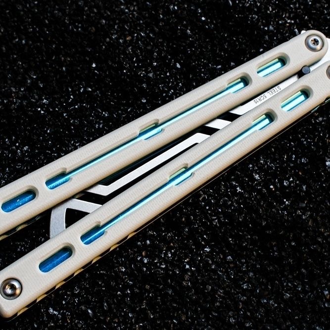 Armed Shark Nautilus V2 Balisong Clone (Glidr Meridian Scale