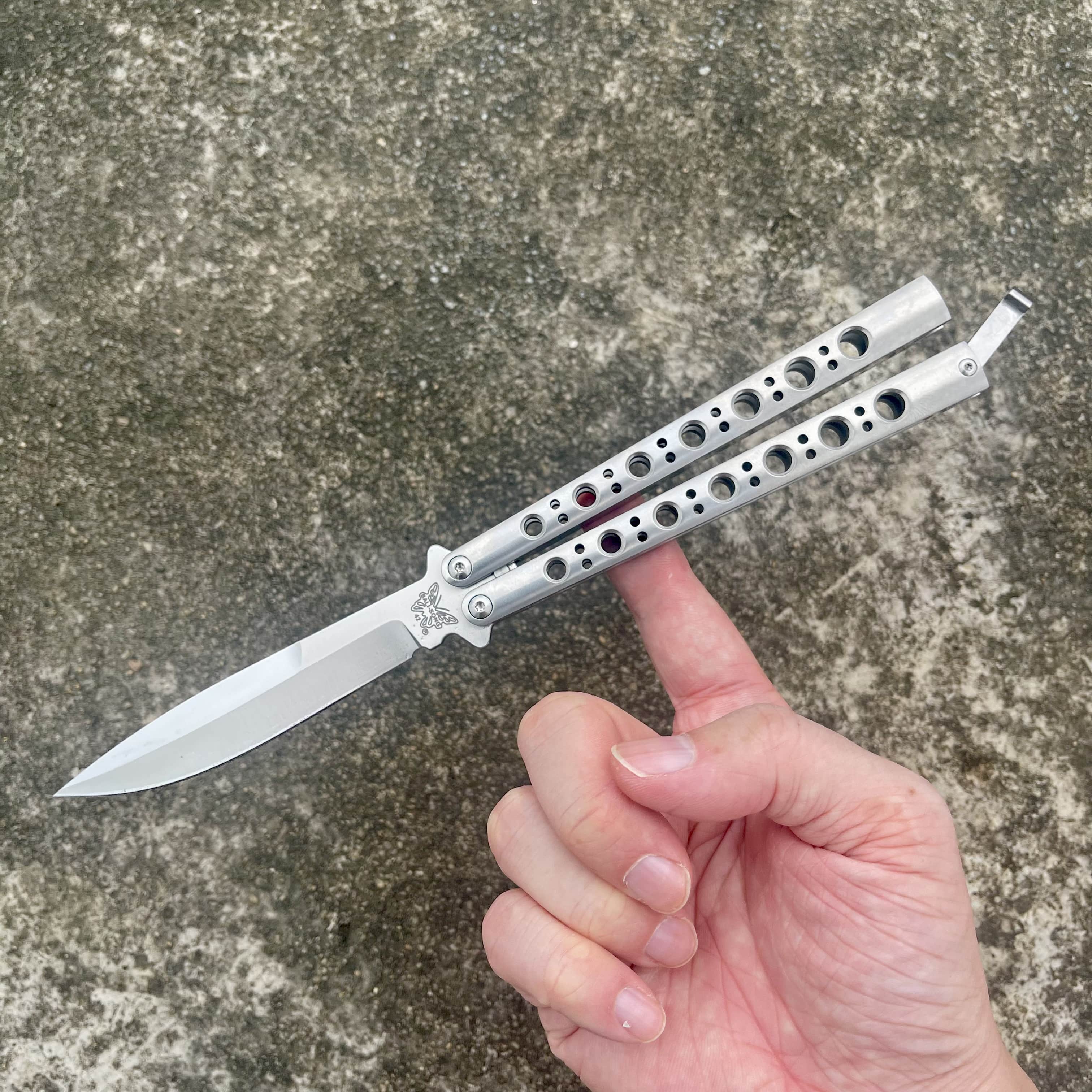 Baliplus Benchmade 42 (BM42) Titanium Balisong Clone – kolisong