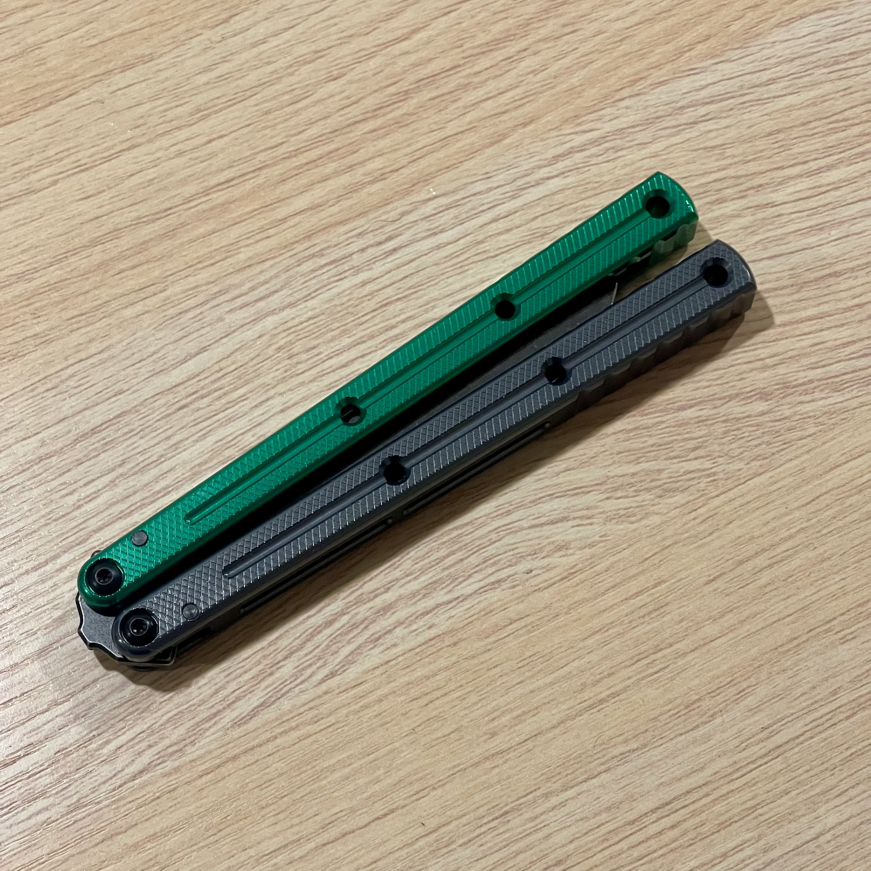 Baliplus Krake Raken (Kraken) V3 Balisong Clone (Double-Slot Speed 