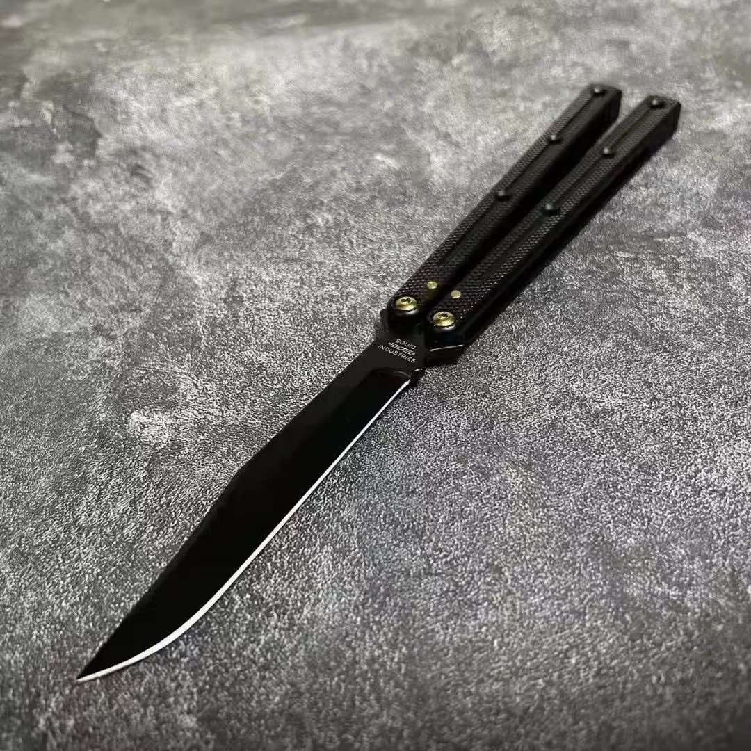 Baliplus Krake Raken (Kraken) V3 Balisong Live Blade Clone