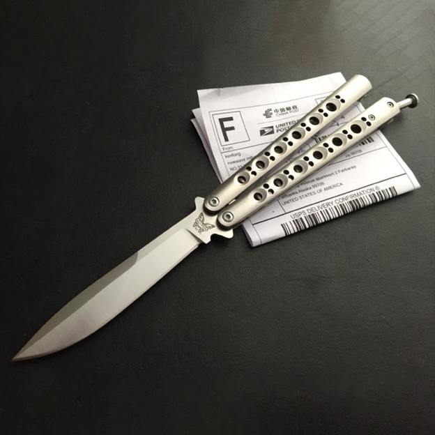 TheOne Benchmade 42 (BM42) Titanium Balisong Clone-kolisong