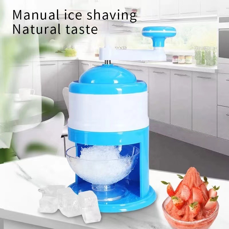 New mini hand ice crusher home ice shaving machine hand ice crusher DIY mini soft ice grinder