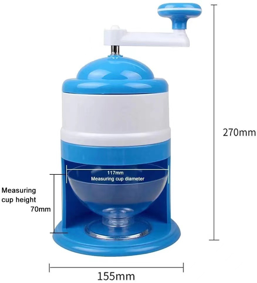 New mini hand ice crusher home ice shaving machine hand ice crusher DIY mini soft ice grinder
