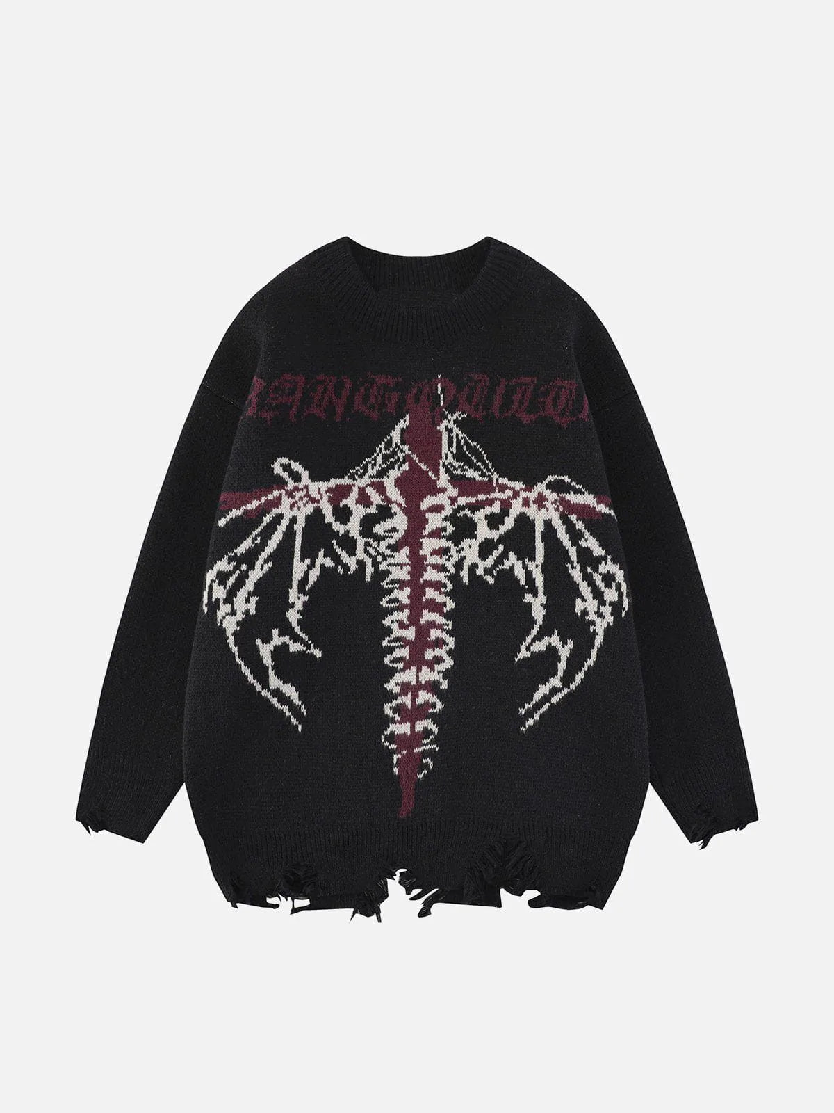 Cross Dragon Knit Sweater