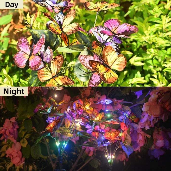 Led Solar Butterfly Stake Lights