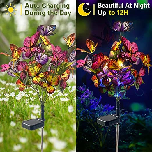 Led Solar Butterfly Stake Lights