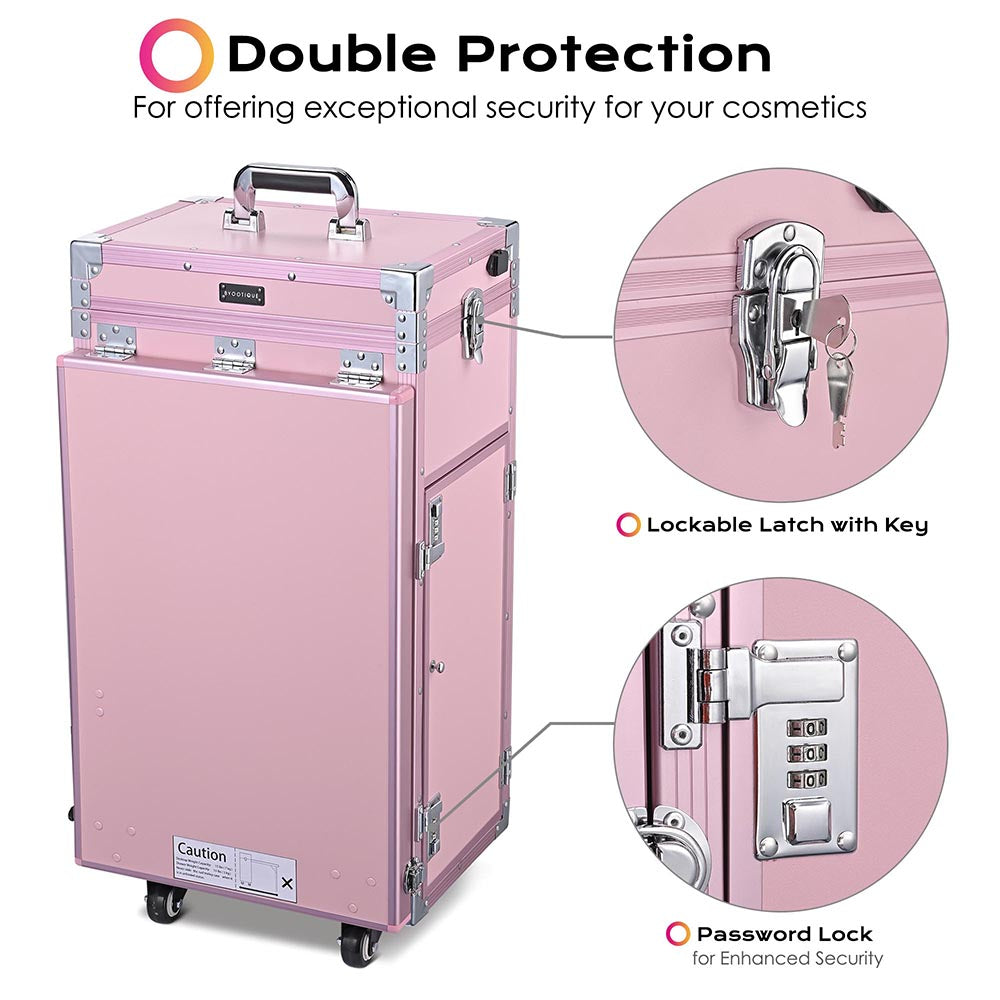 Clearance Store💖—Rolling Manicure Table Nail Desk Workstation Polish Trolley