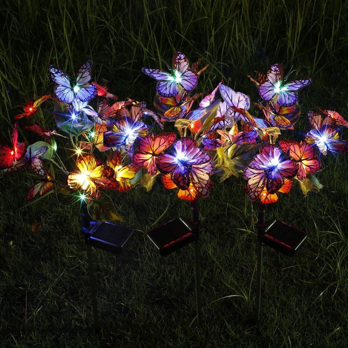Led Solar Butterfly Stake Lights