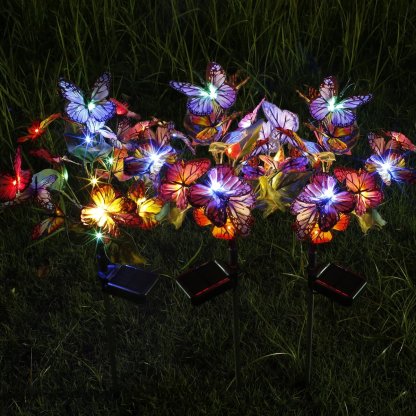 Led Solar Butterfly Stake Lights