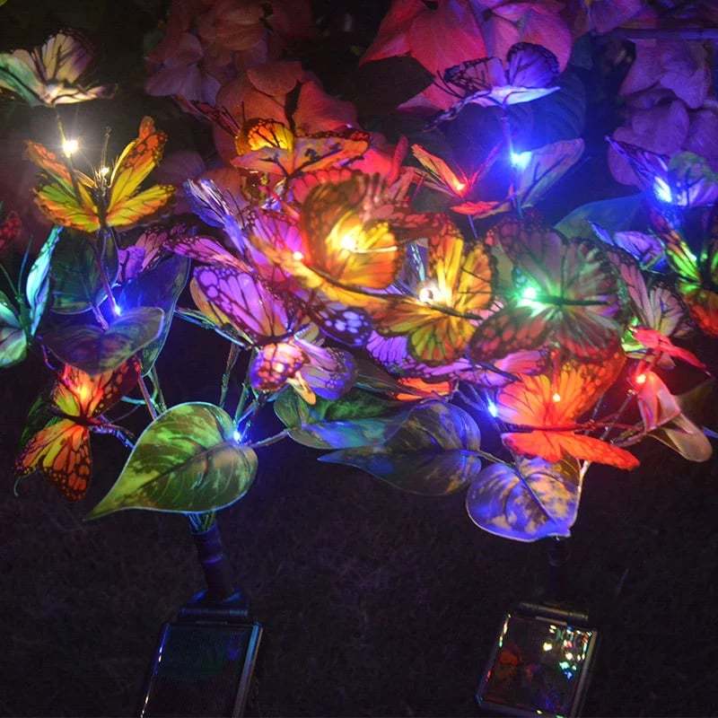 Led Solar Butterfly Stake Lights