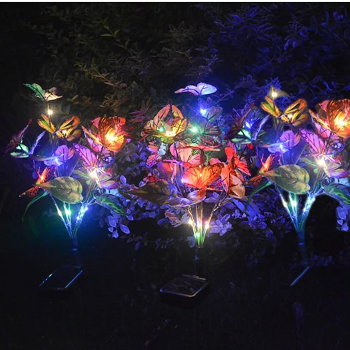 Led Solar Butterfly Stake Lights