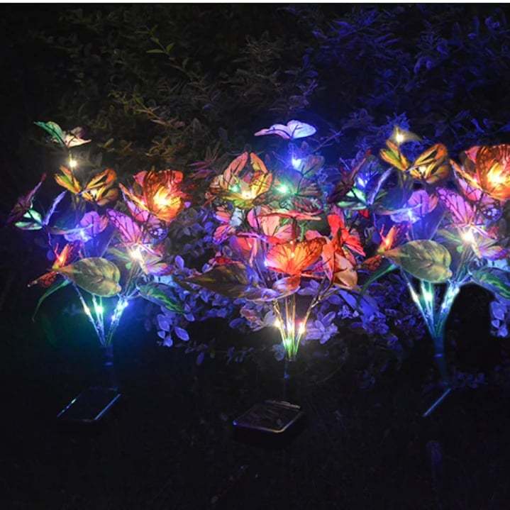 Led Solar Butterfly Stake Lights