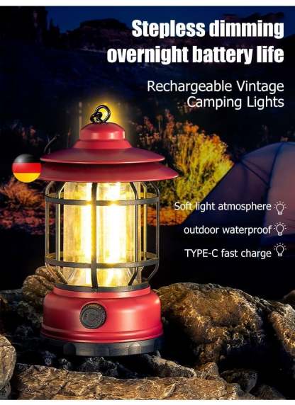 🔥2023 Promotion-Portable Retro Camping Lamp🔥