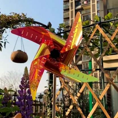 Garden Solar Windmill Light
